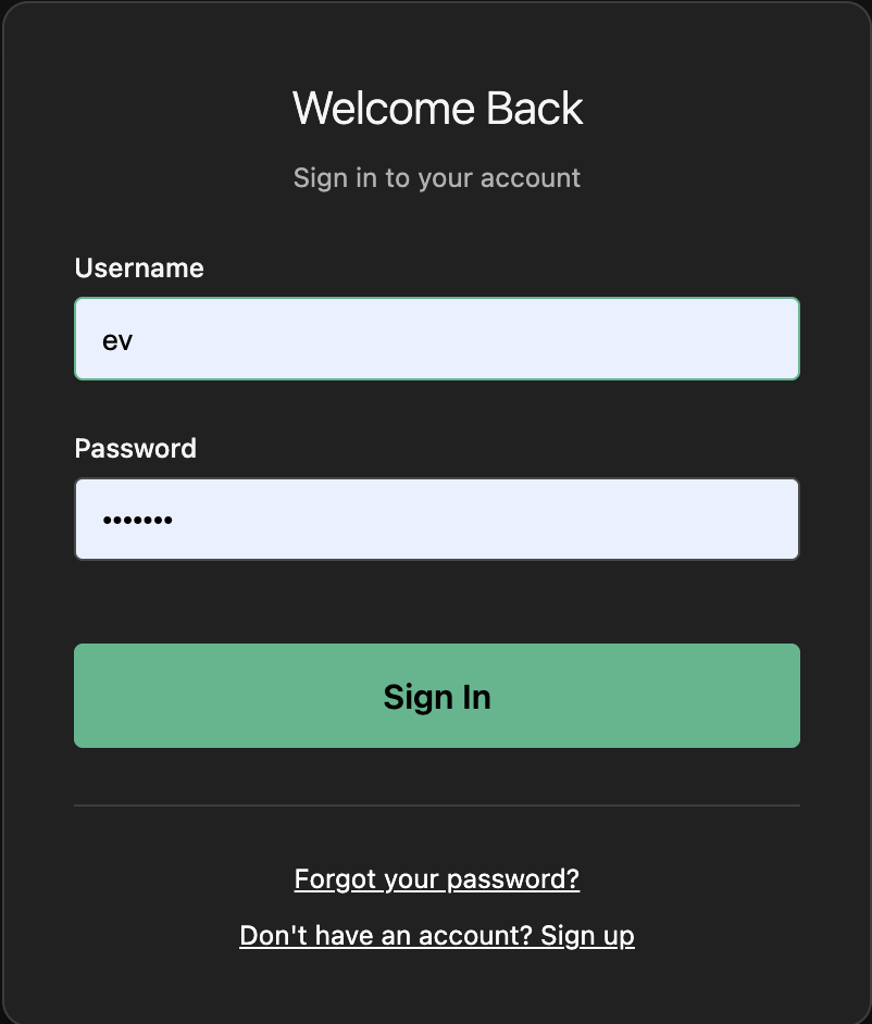 Login Page